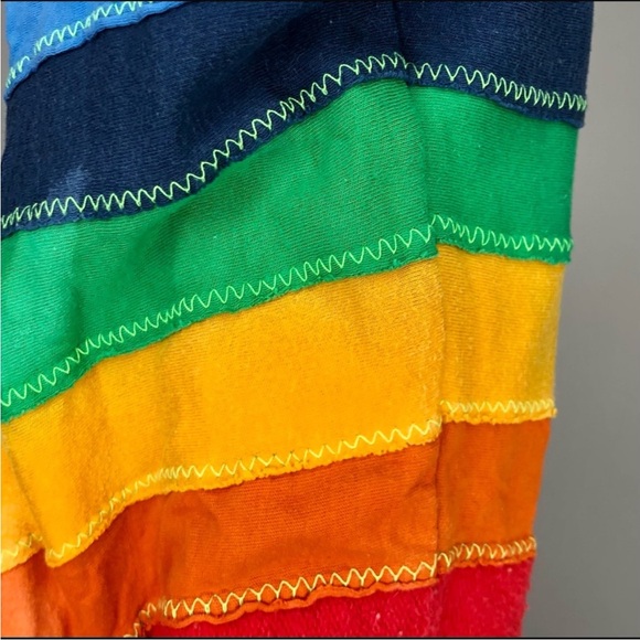 Aviator Nation Distressed Tye Dye Rainbow Zip Up Hoodie 🌈 - Picture 4 of 6